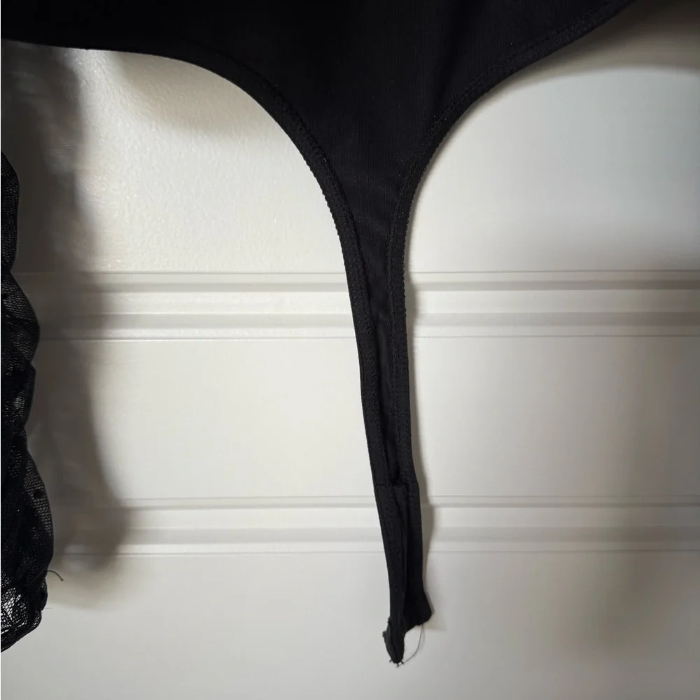 Free People Women’s Black Must be Love Bodysuit - Picture 14 of 16